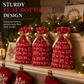 ⏳Limited-time 50% off⏰Christmas Drawstring Gift Bags with Ribbon (50 Pcs)🎄🎁