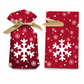 ⏳Limited-time 50% off⏰Christmas Drawstring Gift Bags with Ribbon (50 Pcs)🎄🎁