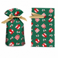 ⏳Limited-time 50% off⏰Christmas Drawstring Gift Bags with Ribbon (50 Pcs)🎄🎁