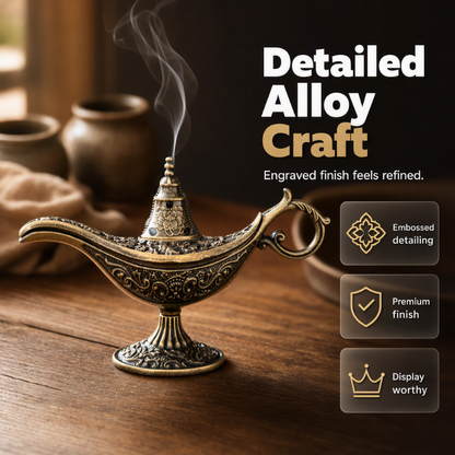 ⏳Limited-time 50% off⏰Retro Aladdin Magic Lamp Incense Burner🪔✨