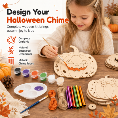 ⏳Limited-time 50% off⏰Craft Your Own Pumpkin Instantly! No-Fuss Wood DIY Kit🎃✨🖌️