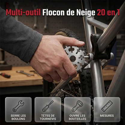 ⏳Limited-time 50% off⏰20-in-1 Snowflake Multi-Tool – Pocket Tool for Quick Everyday Fixes❄️🔧