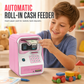 ⏳Limited-time 50% off⏰Electronic Kids ATM Money Saving Box – Smart Piggy Bank with Simulated Fingerprint Unlock, Automatic Bill Roll-In Feeder & Secure Vault Chamber – Interactive Savings Fun for Kids🏧💷
