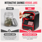 ⏳Limited-time 50% off⏰Electronic Kids ATM Money Saving Box – Smart Piggy Bank with Simulated Fingerprint Unlock, Automatic Bill Roll-In Feeder & Secure Vault Chamber – Interactive Savings Fun for Kids🏧💷