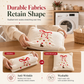 ⏳Limited-time 50% off⏰Embroidered Christmas Tree Throw Pillow Cover with Bow (45x45cm) | Decorative Cushion Cover for Living Room Sofa🎄🧸