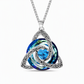⏳Limited-time 50% off⏰Women's Celtic Knot Birthstone Pendant Necklace🌀📿