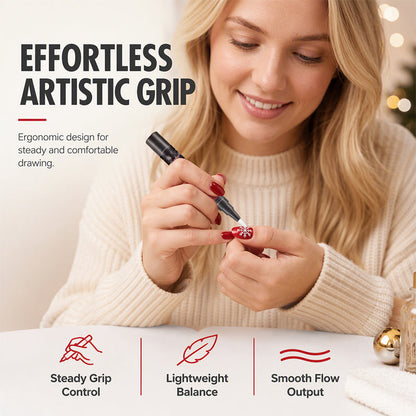 ⏳Limited-time 50% off⏰6-Color Christmas Nail Polish Pen Set🎨💅