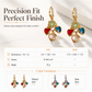 ⏳Limited-time 50% off⏰Retro Colorful Heart Tassel Drop Earrings for Women Fashion Ear Buckle Jewelry❤️💚💙