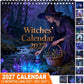 ⏳-50% pour temps limité⏰Mystical Witches Calendar 2027 | Gothic Wall Art🔮📆