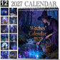 ⏳-50% pour temps limité⏰Mystical Witches Calendar 2027 | Gothic Wall Art🔮📆