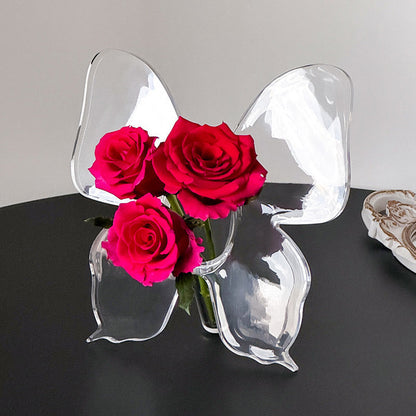 ⏳Limited-time 50% off⏰Transparent Butterfly-Inspired Decorative Vase🦋💐