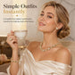 ⏳Limited-time 50% off⏰Classic Heart Shape Jewelry 4-Piece Set📿💍💖