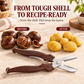⏳Limited-time 50% off⏰2-in-1 Chestnut Shear | Score & Peel Chestnuts in Seconds! 🌰🔧