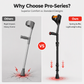 ⏳Limited-time 50% off⏰Folding Forearm Crutches – Shock-Absorbing Spring System, Reinforced Aluminum Shaft & Slip-Resistant Rubber Feet – Comfortable Mobility Aid for Fracture Rehabilitation 🦯🚶
