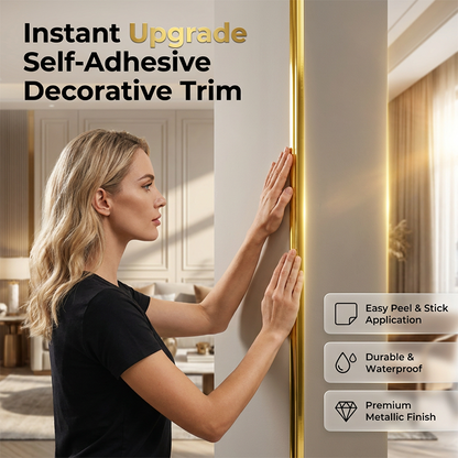 ⏳Limited-time 50% off⏰Multi-Purpose Self-Adhesive PVC Decorative Trim💛🏡