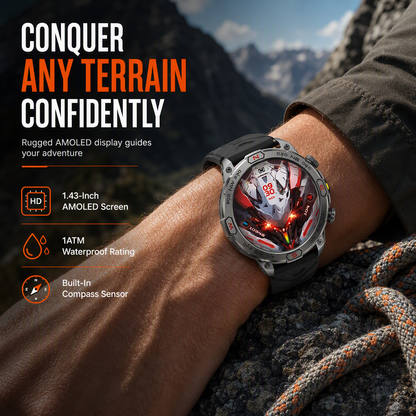 ⏳Limited-time 50% off⏰Rugged Smart Watch with Bluetooth Call & Health Monitor⌚⛰️