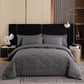 ⏳Limited-time 50% off⏰3-Piece Quilted Comforter Set with Shams🛌