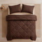 ⏳Limited-time 50% off⏰3-Piece Quilted Comforter Set with Shams🛌