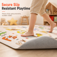 ⏳Limited-time 50% off⏰Skin Friendly Crystal Velvet Cartoon Kids Area Rug Durable Bedside Floor Mat for Living Room and Childrens Room🛋️🔠