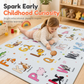 ⏳Limited-time 50% off⏰Skin Friendly Crystal Velvet Cartoon Kids Area Rug Durable Bedside Floor Mat for Living Room and Childrens Room🛋️🔠