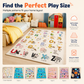⏳Limited-time 50% off⏰Skin Friendly Crystal Velvet Cartoon Kids Area Rug Durable Bedside Floor Mat for Living Room and Childrens Room🛋️🔠