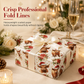 ⏳Limited-time 50% off⏰Christmas Highland Cow and Floral Gift Wrapping Paper Roll (43x500cm) | Holiday Present Wrap🐮🎁
