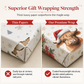 ⏳Limited-time 50% off⏰Christmas Highland Cow and Floral Gift Wrapping Paper Roll (43x500cm) | Holiday Present Wrap🐮🎁