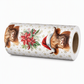 ⏳Limited-time 50% off⏰Christmas Highland Cow and Floral Gift Wrapping Paper Roll (43x500cm) | Holiday Present Wrap🐮🎁