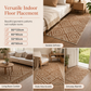 🛋️ Save 50%! 🔥🌸Soft Faux Cashmere Area Rug – Non-Slip, Machine Washable, Plush Pile for Living Room & Bedroom ✨