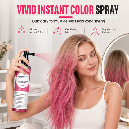 ⏳Limited-time 50% off⏰Temporary Hair Color Spray (80ml) Washable Instant Disposable for Hair Styling💦🪮