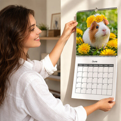 ⏳Limited-time 50% off⏰Adorable Guinea Pig Wall Calendar📅