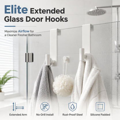 ⏳Limited-time 50% off⏰Over the Shower Door Hooks🚪🪝