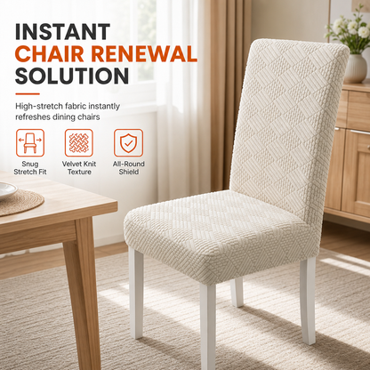 ⏳Limited-time 50% off⏰Universal Stretch Knitted Dining Chair Cover🪑🛡️