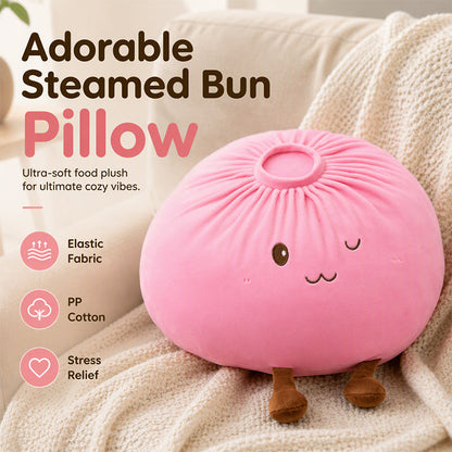⏳Limited-time 50% off⏰Cute Bao Bun Plush Pillow🛋️