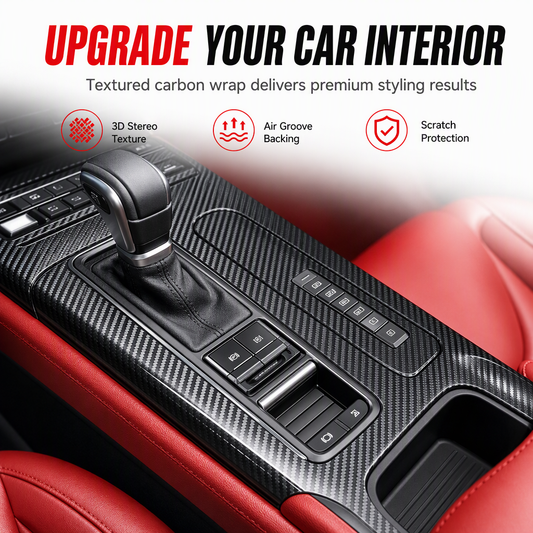 ⏳Limited-time 50% off⏰Self-Adhesive Carbon-Look Interior Trim Film🚗🔰