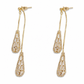 ⏳Limited-time 50% off⏰Women's Gold Plated Elegant Drop Earrings👂❣️