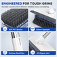 🧹✨ 3-in-1 Liquid Dispensing Floor Brush – 50% OFF! Scrub, scrape, squeegee & tweezers, long handle, stiff bristles – deep clean any floor. 💪