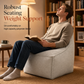 ⏳Limited-time 50% off⏰Storage Stool Cover: Fill with Clothes, Wide Zipper, Washable, 45x45x23cm🧺🛋️