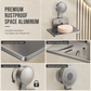 ⏳Limited-time 50% off⏰Vacuum Suction Soap Dish: V-Shaped Drainage, Rustproof Aluminum, No Drilling, Twist-Lock🧼