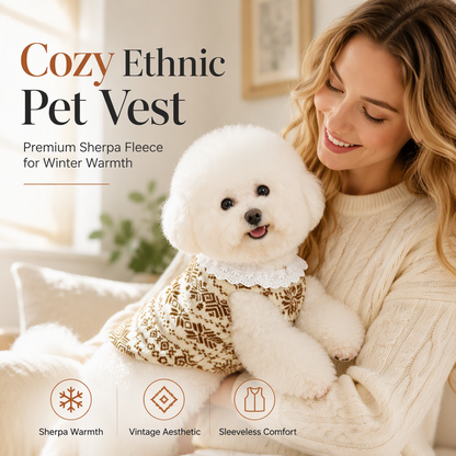 ⏳Limited-time 50% off⏰Autumn Winter Thick High-Neck Pet Sweater – Cosy Vest For Small Dogs & Cats🐶🐱✨