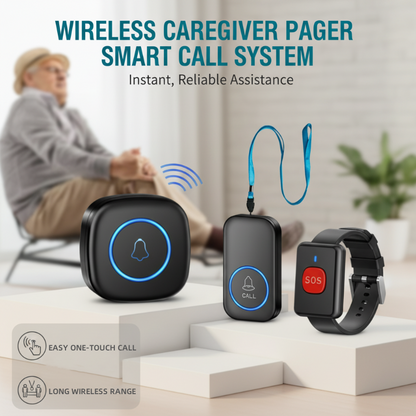 ⏳Limited-time 50% off⏰Wireless Caregiver Pager Smart Call System🆘🚨