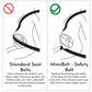 ⏳Limited-time 50% off⏰Anti-Dig Seat Belt Adjuster for Stomach (Pregnancy Safety Belt)🚗🎽
