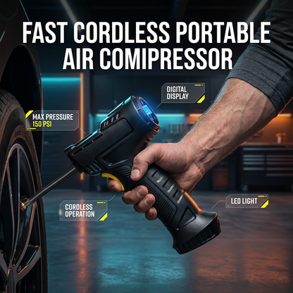 ⏳Limited-time 50% off⏰Portable Digital Air Compressor Pump🚗🛞💨
