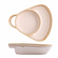 ⏳Limited-time 50% off⏰Oven-Safe Ceramic Soup & Side Bowl – Divided Serving Dish with Handle🐚🥣