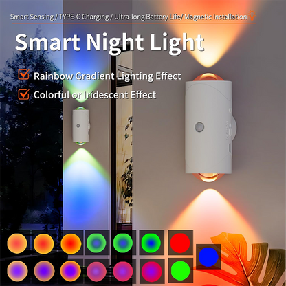 ⏳Limited-time 50% off⏰Auto-Sensing Color Changing Night Light🌈💡