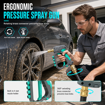 ⏳Limited-time 50% off⏰High Pressure Washer Short Spray Tool🚗🔫