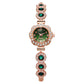 ⏳Limited-time 50% off⏰Women's Elegant Rhinestone Floral Bezel Watch🌸💎⌚