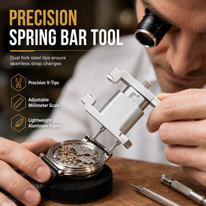 ⏳Limited-time 50% off⏰Watch Repair Tool V Shaped Spring Bar Pliers and Tweezers Kit for Strap Removal⌚🔧