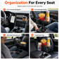 ⏳Limited-time 50% off⏰3 in 1 Multifunctional Car Cup Holder Phone Mount with Tray and Storage Organizer🚗📱🥤🍔