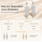⏳Limited-time 50% off⏰Micro Pave Zircon Fan Shaped Skirt Earrings for Women🩵👂📿